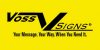 Voss Yellow Tagline Logo